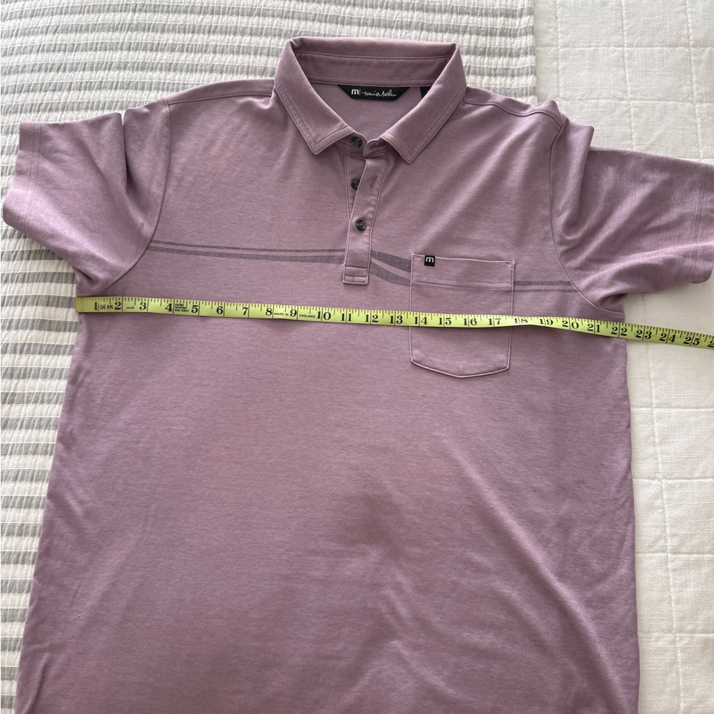 Travis Mathew Lavender Polo Shirt